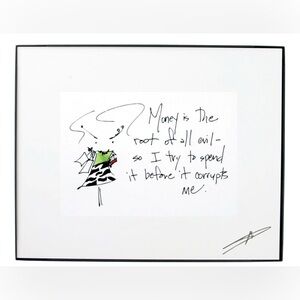 Mary Phillips Designs Root of Evil Framed Painting